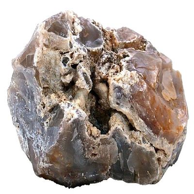 2438 Grams 5 Lb 6 Oz Mohave Gray Brown Agate Chalcedony Silica Cab Rough EBS8710
