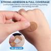 DECHOUS 100pcs Large Round Bandage Adhesive Patches Breathable Elastic Fabric Finger and Joint Protection Tape Stickers for Secure Wound Care view 3