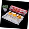 TOVINANNA 3 Rolls Aluminum Foil Tinfoil Paper Roll for Baking Bbq Roasting Cooking High Toughness Food Grade Foil for Freshness Preservation and Odor Isolation Heat Resistant for Outdoor and view 4