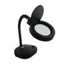 EWUROI LED Lamp Magnifier and Desk Lamp Floor Stand Magnifier Glass for Reading and Repairing, Black view 1