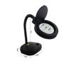 EWUROI LED Lamp Magnifier and Desk Lamp Floor Stand Magnifier Glass for Reading and Repairing, Black view 2