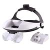 EWUROI Mount Magnifier Glasses with Detachable Bright LED Lamp - 5 Interchangeable Lenses: 1.0X, 1.5X, 2.0X, 2.5X, 3.5X Magnification view 3