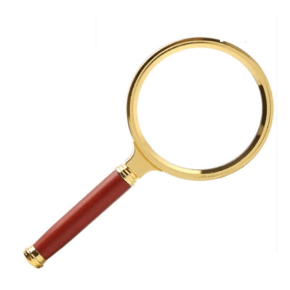 EWUROI 5X Handheld Magnifier, has Higher Definition and Magnifier Reader can be Used to Read Books, maps, Crosswords to See Small Fonts
