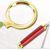 EWUROI 5X Handheld Magnifier, has Higher Definition and Magnifier Reader can be Used to Read Books, maps, Crosswords to See Small Fonts view 4