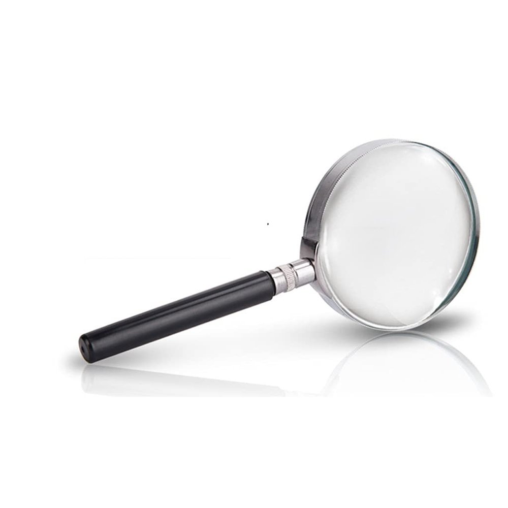 EWUROI Reading Newspaper Reading Learning Elderly Home Reading Book Handheld Magnifying Glass Portable