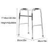 ZGWQR Folding Walkers for Seniors with Seat Lightweight Aluminum Alloy Rollator Walker with Wheels and Seat Height Adjustable view 2