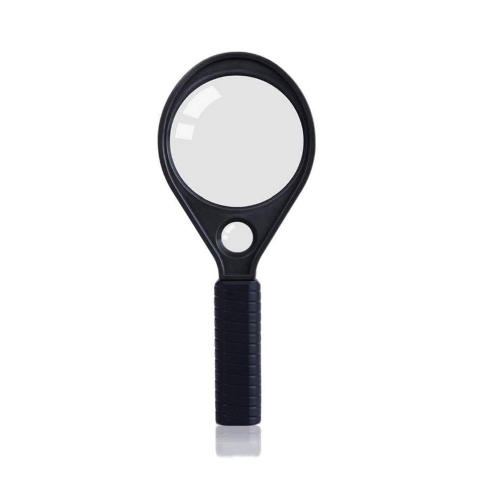 EWUROI Magnifying Glass 3.5X Handheld Magnifier for Reading Books Maps Newspaper with Thickened Rubber Frame for Kids Seniors and The Old for Classroom Science Insect and Hobby Observation