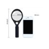EWUROI Magnifying Glass 3.5X Handheld Magnifier for Reading Books Maps Newspaper with Thickened Rubber Frame for Kids Seniors and The Old for Classroom Science Insect and Hobby Observation view 2