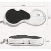 EWUROI High Magnification Portable Magnifying Glass, Folding Elderly Reading Handheld Magnifying Glass view 2
