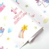 10 Sheets 1st Birthday Wrapping Paper for Girls, 27x16 Inch First Pink Happy Birthday Packaging Tissue Paper for Baby Shower Party Favors Gift Wrap (Style 1) view 1