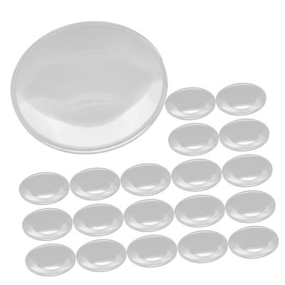 Gatuida 20Pcs Double Convex Lens Magnifier Set Portable for Seniors Reading Jewelry Maps Computer Repair with Sliding Cover Protection
