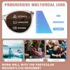 YUKANG Progressive Multifocal Sunglasses for Women Men, Multifocus Sun Readers Outdoor Reading Sunglasses Women's with UV400 BLBrown1.5 view 3