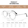 RB.Pilot Small Metal Round Reading Glasses for Women Men Classic Vintage Retro Shades Blue Light Blocking Computer Readers view 4
