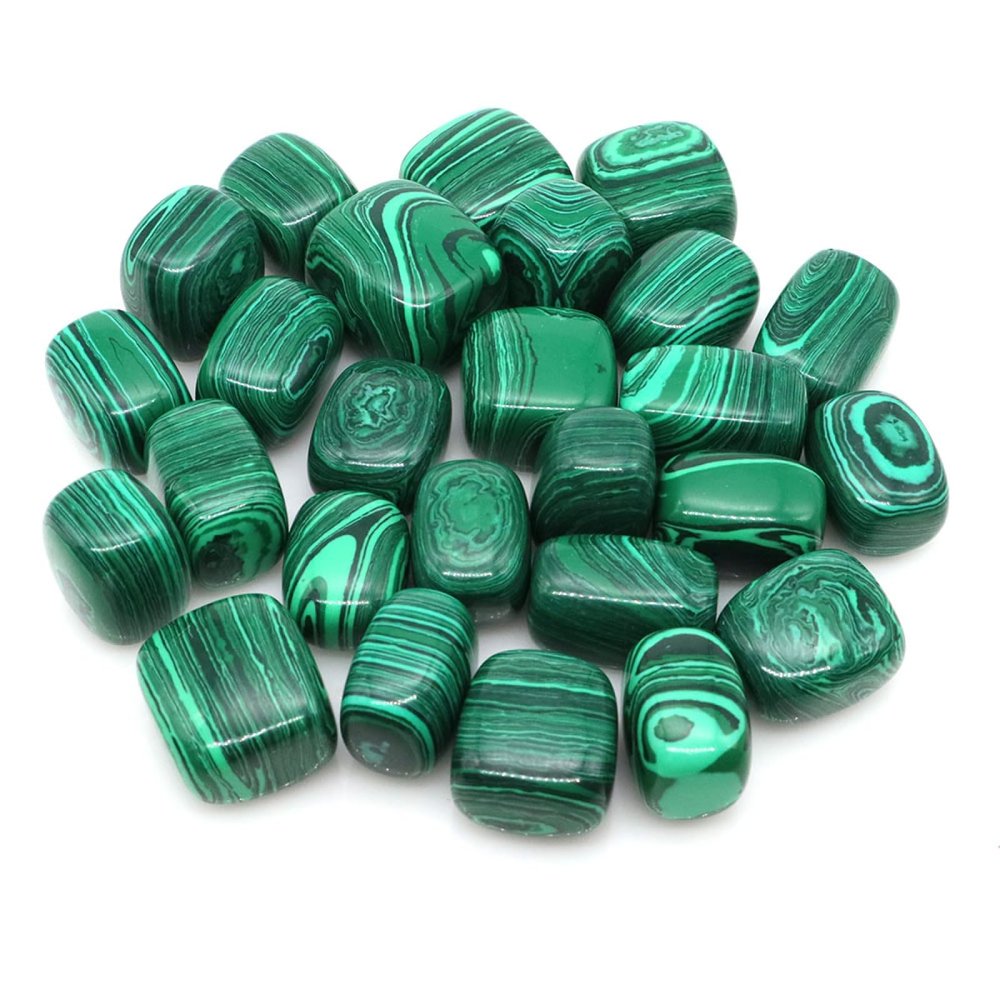 Malachite & Turquoise Tumbled Stones - Natural Mineral Mix | Bulk Gemstone Gravel for Aquariums & Decor | 100g Geological Specimens