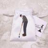 Azeeda 20cm 'Man Playing Croquet' Satin Drawstring Bag/Pouch (SB00122355) view 2