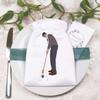 Azeeda 20cm 'Man Playing Croquet' Satin Drawstring Bag/Pouch (SB00122355) view 3