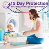 10 Pack Libre 3 Plus Sensor Covers Waterproof & Sweatproof Patches for Libre 3 Sensor & Plus,Hypoallergenic & Latex Free,Breathable & Flexible Vibrant Flowers Stickers for Long Stay Protection view 4