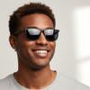 2SeeLife Durable Large TR-90 Reading Sunglasses for Men Medium-Wide Fit, Durable & Sturdy Frame, Spring Hinges, Premium Sun Readers, Black Matte, +2.50 view 3