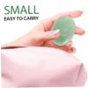 Beatifufu 2Pcs Natural Thumb Stone Green Aventurine Worry Stone for Relaxing Stress Relief Massage Portable Oval Scraping Plate for Muscle Joint Care view 3