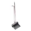 Supple Bristle Broom and Wind Dustpan with Long Handle Seamless Floor Sweep Practical Home Cleaning Combo for Kitchen Bathroom Office Style view 1