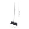Supple Bristle Broom and Wind Dustpan with Long Handle Seamless Floor Sweep Practical Home Cleaning Combo for Kitchen Bathroom Office Style view 2
