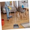 Supple Bristle Broom and Wind Dustpan with Long Handle Seamless Floor Sweep Practical Home Cleaning Combo for Kitchen Bathroom Office Style view 3