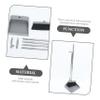 Supple Bristle Broom and Wind Dustpan with Long Handle Seamless Floor Sweep Practical Home Cleaning Combo for Kitchen Bathroom Office Style view 4