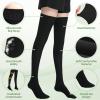 20-30mmHg Medical Thigh High Compression Stockings for Women & Men,Closed Toe Graduated Compression Socks,Circulation Pressure Stockings for Varicose VeinsEdema, DVT (Black*1, 2XL) view 3