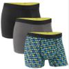 SUNCHIRI Incontinence Underwear for Men, 50ML Absorbency Washable Reusable Leakproof Protection Boxer Briefs 3 Pack (Multicolor01, Large) view 1