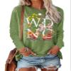 Retro Funny Proud Member of Wdnc Club Menopause Perimenopause Print T-Shirt Positive Message Shirt Menopause Perimenopause Tshirt Green view 1