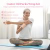 14-Piece Castor Oil Wrap Set, Reusable Cotton Pads For Hands, Feet, And Fingers, Adjustable And Comfortable For Pain Relief And Relaxation view 2