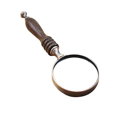 EWUROI Handheld Magnifier,20X Reading Glass Loupe for Reading Book, Inspection, Coins, Rocks, Map