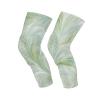 Yoogain Dreamy Green White knee compression brace (Pack of 2) Support for All Sports knee pad for Skiing, Hiking, Wrestling, Dance view 1