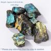 Erliway 1PC Large Raw Labradorite Crystal Stone, 0.22-0.44 lbs Labradorite Natural Rough Stones for Cabbing,Tumbling, Polishing, Healing Reiki Meditation, Fountain Rocks, Home Decoration view 3