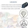 Erliway 1PC Large Raw Labradorite Crystal Stone, 0.22-0.44 lbs Labradorite Natural Rough Stones for Cabbing,Tumbling, Polishing, Healing Reiki Meditation, Fountain Rocks, Home Decoration view 4