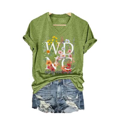 V-Neck Retro Funny Wdnc Club Menopause Perimenopause Print T-Shirt Menopause Perimenopause T Shirt Funny Shirts Green