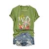 V-Neck Retro Funny Wdnc Club Menopause Perimenopause Print T-Shirt Menopause Perimenopause T Shirt Funny Shirts Green view 1
