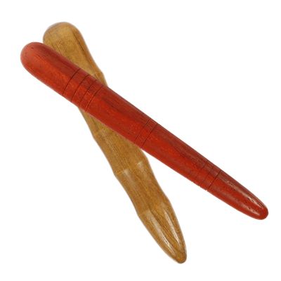 VICASKY 2Pcs Foot Acupoint Stick Wooden Massage Sticks for Sole Therapy and Lightweight Portable Acupressure Tool for Relaxation and Relief at Home Travel
