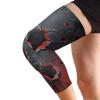 Yoogain Gothic White Spider Web knee braces for men (A pair) Relieve Muscle Pressure knee protection for Hiking, Skiing, Workout, Gardening view 2