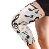Modern Decor Cartoon Music Symbol knee brace for men (A pair) Joint Pain Relief knee sleeves for men for Skateboard, Climbing, Cycling, Wrestling view 2