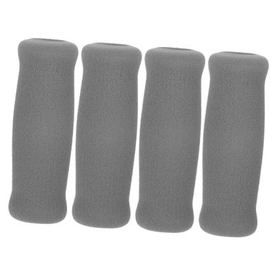FRCOLOR 4pcs Skid Crutch Handle Grips Thickened Foam Cane Wraps for Elderly Walking Sticks Non Slip Comfortable Hand Grips Replacement for Mobility Aids