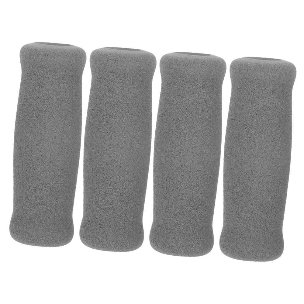 FRCOLOR 4pcs Skid Crutch Handle Grips Thickened Foam Cane Wraps for Elderly Walking Sticks Non Slip Comfortable Hand Grips Replacement for Mobility Aids