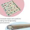 Organic Beeswax Wraps for Food-12 x 40" Reusable Beeswax Wraps Roll for Food Preservation & Storage Eco-Friendly Food Wraps Sustainable Food Storage Wraps for Cheese, Sandwich, Bread (Xmas) view 4