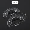 20 Pcs Silicone Nose Pads for Glasses, Anti Slip Nose Pieces Replacement with Screwdriver & Screws, U Shaped Eyeglasses Nose Pads for Sunglasses, Eyewear, Non Slip view 2