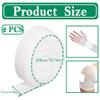 2 Rolls Tubular Bandage, 0.9878.74in Elastic Net Wound Dressing, Adhesive-Free Stretch Mesh Gauze, Mesh Net Bandage Wrap for Arm Wet/Dry Dressing Retention (White) view 2