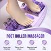 Yonynn Foot Roller Massager for Relief, Dual Foot Massage Roller with Acupressure & Magnetic Therapy, Icing Foots Rollers for Home & Office (Orange) view 2