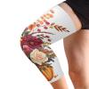 Floral Illustration for Thanksgiving Knee Brace for Men (A Pair) Relieve Muscle Pressure Sports Knee Pads for football, Basketball, Work, Basketball view 1