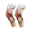 Floral Illustration for Thanksgiving Knee Brace for Men (A Pair) Relieve Muscle Pressure Sports Knee Pads for football, Basketball, Work, Basketball view 2