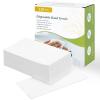 120 Pack Disposable Paper Hand Towels for Bathroom, Linen-Feel 12" x 17" Single-Use Bathroom Napkins for Guests, Disposable Cloth-Like Hand Tissue Paper, 55 GSM, White view 1