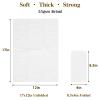 120 Pack Disposable Paper Hand Towels for Bathroom, Linen-Feel 12" x 17" Single-Use Bathroom Napkins for Guests, Disposable Cloth-Like Hand Tissue Paper, 55 GSM, White view 2